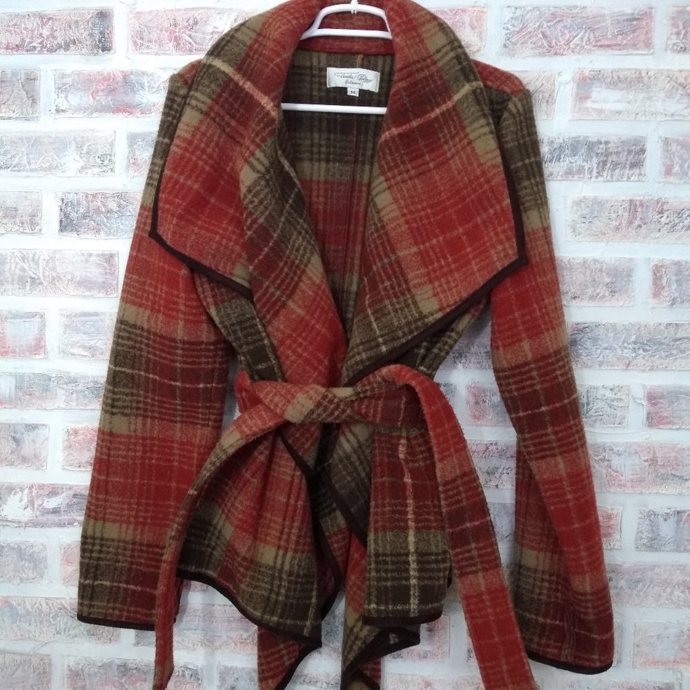 Tasha Polizzi Sweater Drape Jacket M